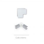 Accesorio cablecanal Kalop curva interna 100x50