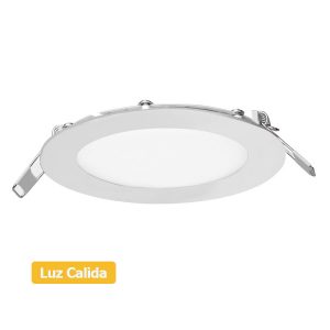 Artefacto LED embutir Redondo luz Calido