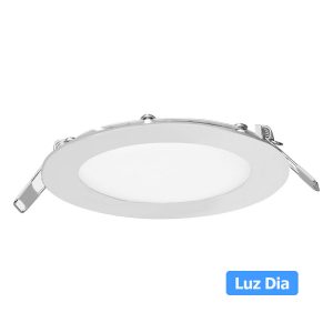 Artefato LED Redondo embutir Luz dia