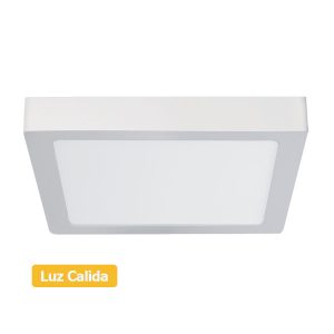 Artefacto Led cuadrado Exterior Luz Calida