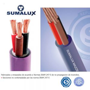 Cable Sumalux subterraneo tripolar