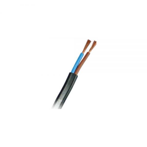 Cable envainado chato negro sumalux velador