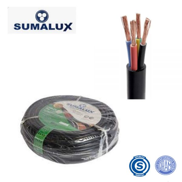 Cable Tipo taller Sumalux tetrapolar