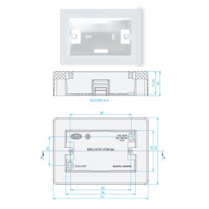 Caja cablecanal Kalop baja