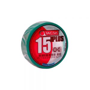 Cinta aisladora Tacsa 15Plus verde