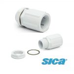 Conector caño Sica con caja ip65