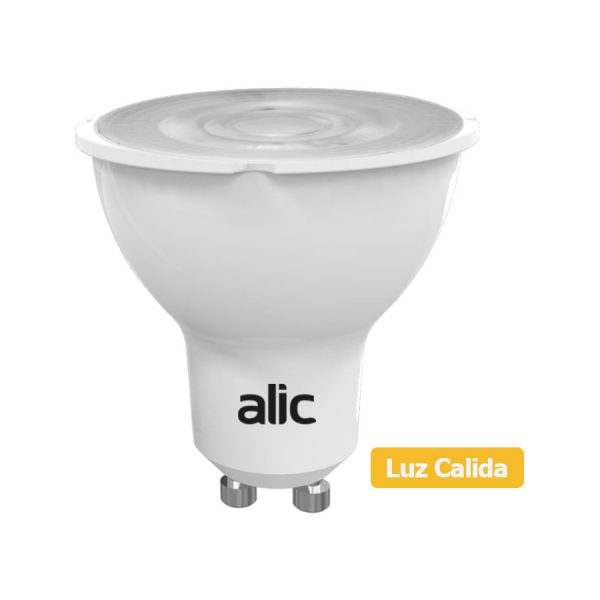 Lampara Dicroica LED luz calida