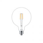 Lampara Philips led filament Globo