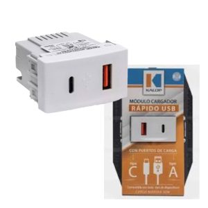 Módulo Kalop cargador rápido USB A-C