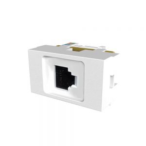 Modulo Verona Platinum blanco RJ45