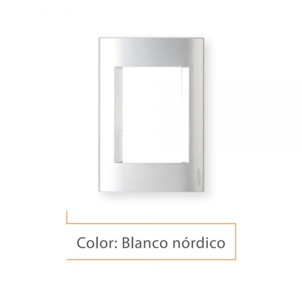 Tapa Kalop Civil Rectangular blanco nordico