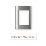 Tapa Kalop Civil Rectangular gris manchester