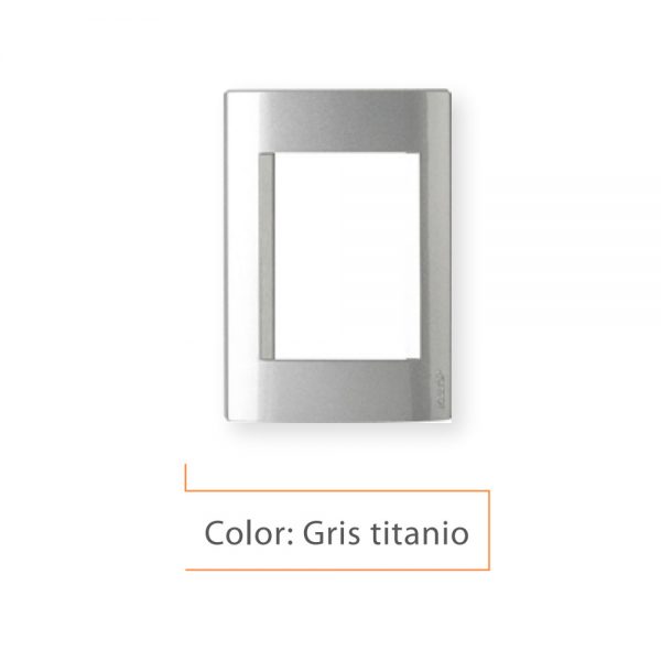 Tapa Kalop Civil Rectangular gris titaneo