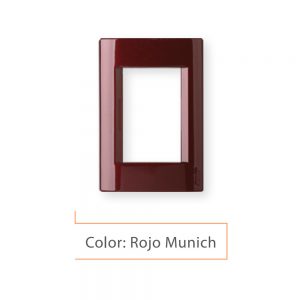 Tapa Kalop Civil Rectangular rojo munich