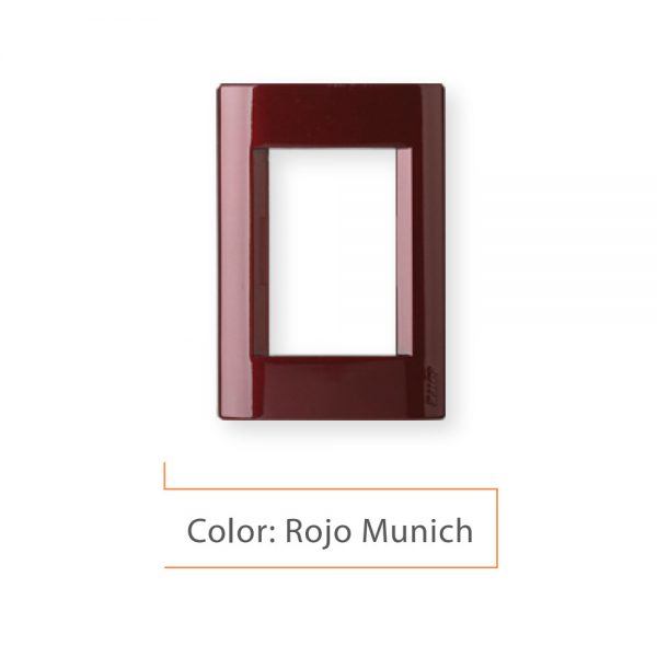 Tapa Kalop Civil Rectangular rojo munich