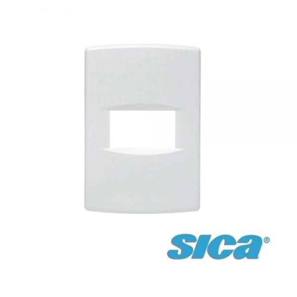 Tapa Modulo Sica Life 1 boca rectangular