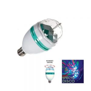 Lampara Led Giratoria led tipo Disco