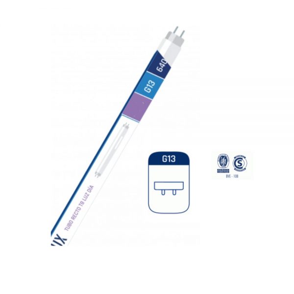 Tubo Fluorescente t8 luz dia