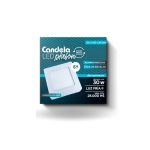 Plafón Led Candela Aplicar Cuadrado 6w. Luz Día