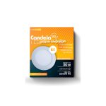 Plafón Led Candela Redondo Embutir 6w. Luz Calida