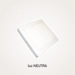 Plafón led de superficie cuadrado Luz neutra