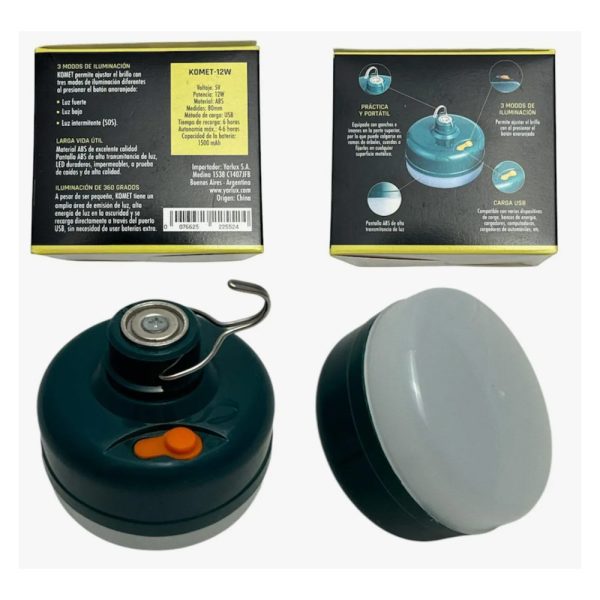 Luz recargable y portatil