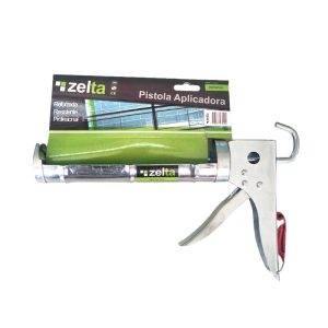 Pistola Zelta aplicadora cromada de Cartuchos