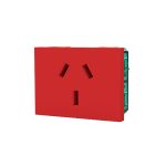 Modulo Toma Cambre Rojo para corriente estabilizada