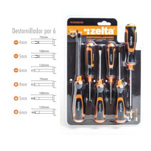 Juego de destornilladores Zelta