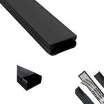 Cable canal Kalop NEGRO 20x10