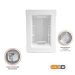 Caja Kalop Arkos 3 modulos Blanco