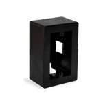 Caja Kalop para cable canal profunda NEGRA