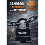 Candado Zelta intemperie aro corto