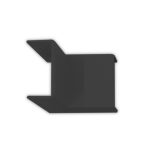 Curva interna para cable canal Kalop NEGRA