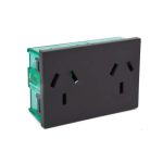 Modulo Cambre toma doble Puro gris