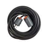 Alargue Richi negro 20 mts. cable 3x1.5