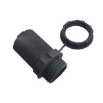 Conector para caño rigido Kalop negro