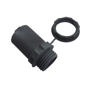 Conector para caño rigido Kalop negro