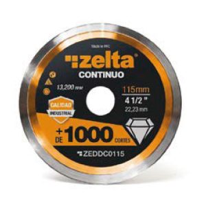 Disco de Corte ZELTA continuo 115mm.