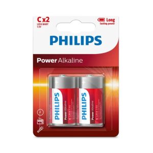 Pilas Philips Power Alcalinas "C"