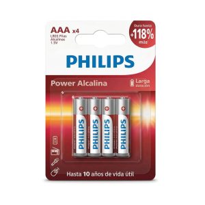 Pilas Philips Power Alcalinas AAA